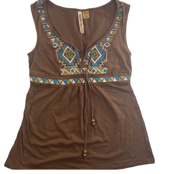Eyeshadow | Aztec Western Print Sleeveless Top - Picture 1 of 9